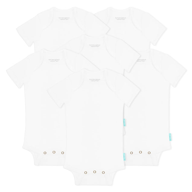 Bamboo Short-Sleeve Bodysuits - PurComfy