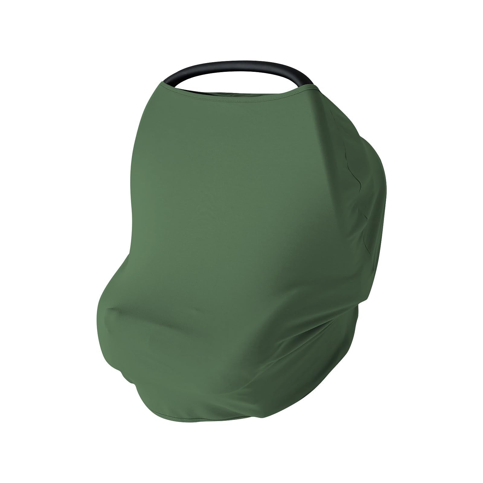 4-in-1 Baby Car Seat Cover, Supersoft Bamboo Viscose Nursing Cover - PurComfy