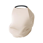 4-in-1 Baby Car Seat Cover, Supersoft Bamboo Viscose Nursing Cover - PurComfy