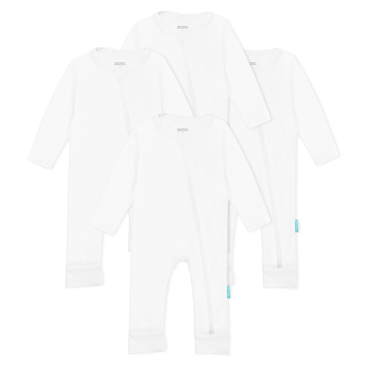 PurComfy bamboo baby romper in Cream