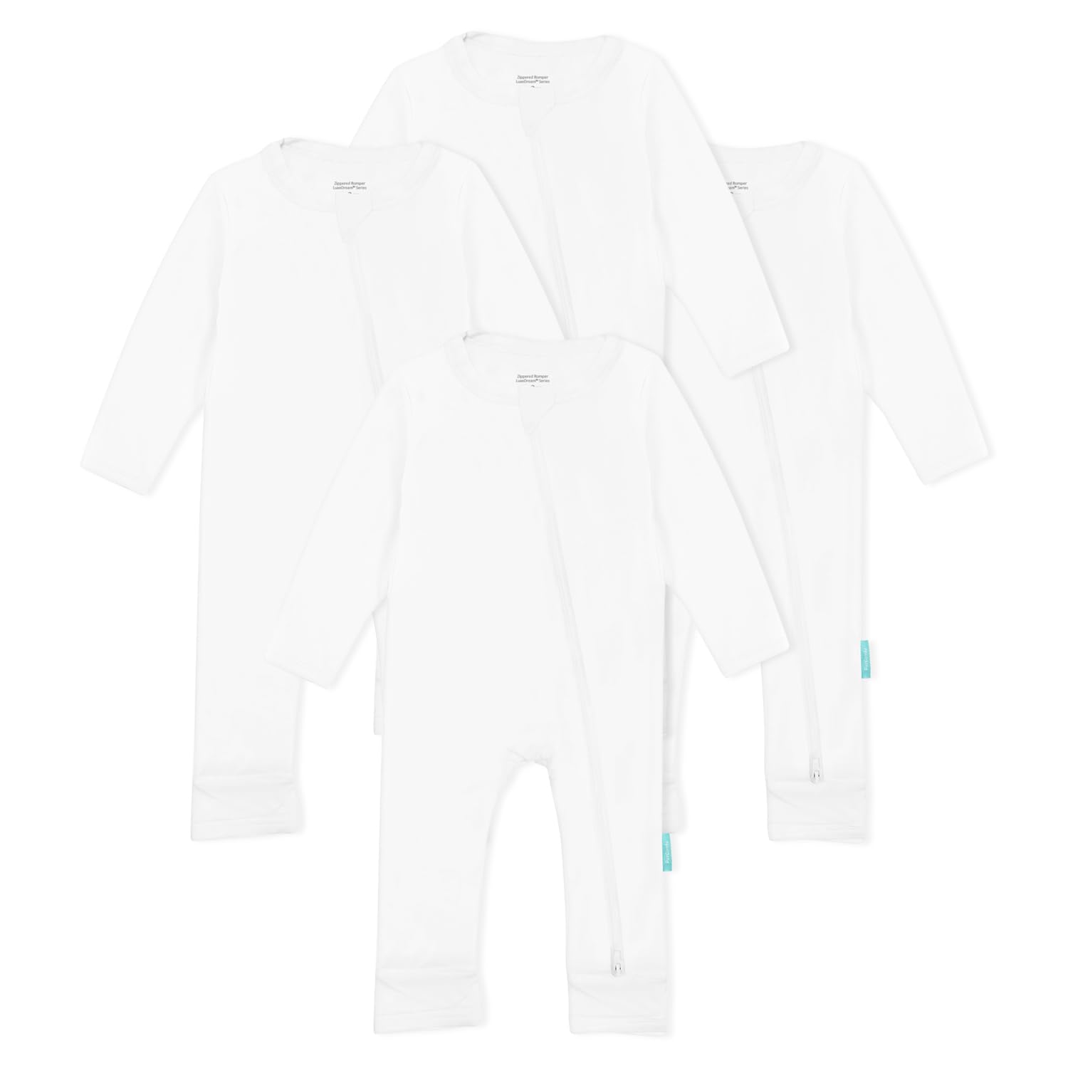 PurComfy bamboo baby romper in Cream