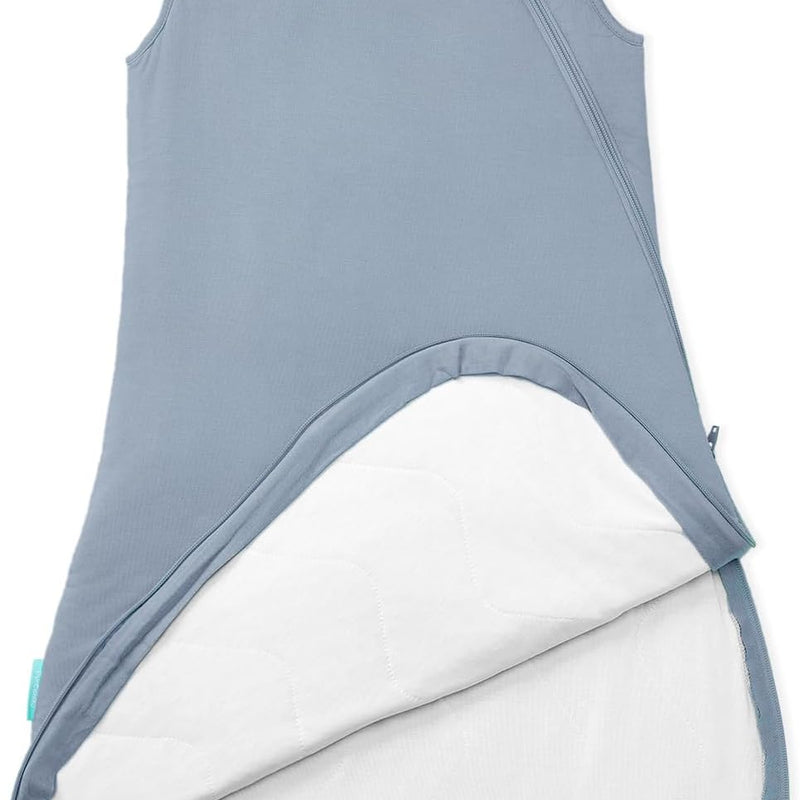 Supersoft Sleep Sack 1.0 TOG, Premium Bamboo Viscose Toddler Sleeping Bag, 2-Way Safe Zipper Sleepsacks 2-4T (Whale)