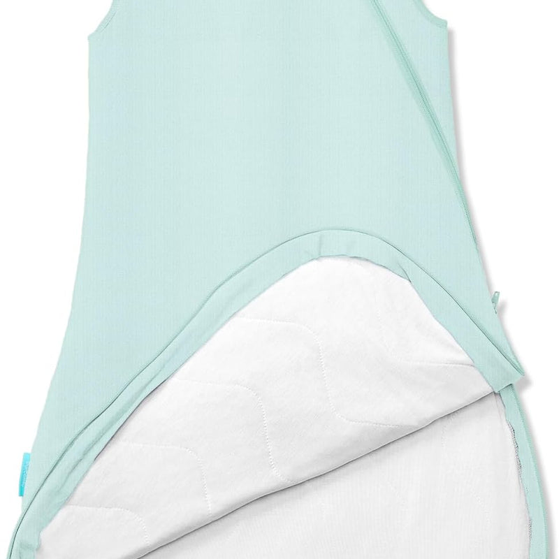 Supersoft Sleep Sack 1.0 TOG, Premium Bamboo Viscose Toddler Sleeping Bag, 2-Way Safe Zipper Sleepsacks 2-4T (Slate)