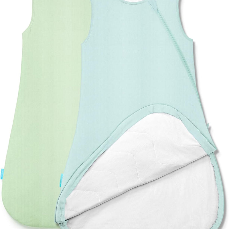 Supersoft Sleep Sack 1.0 TOG, Premium Bamboo Viscose Baby Sleeping Bag 2-Way Zipper Sleepsacks Baby Wearable Blanket