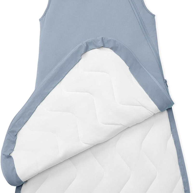 Quilted Supersoft Sleep Sack, 2.5 TOG Premium Bamboo Viscose Warm Baby Sleeping Bag, Thick Babies Wearable Blanket