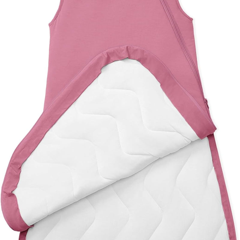 Quilted Supersoft Sleep Sack, 2.5 TOG Premium Bamboo Viscose Warm Baby Sleeping Bag, Thick Babies Wearable Blanket
