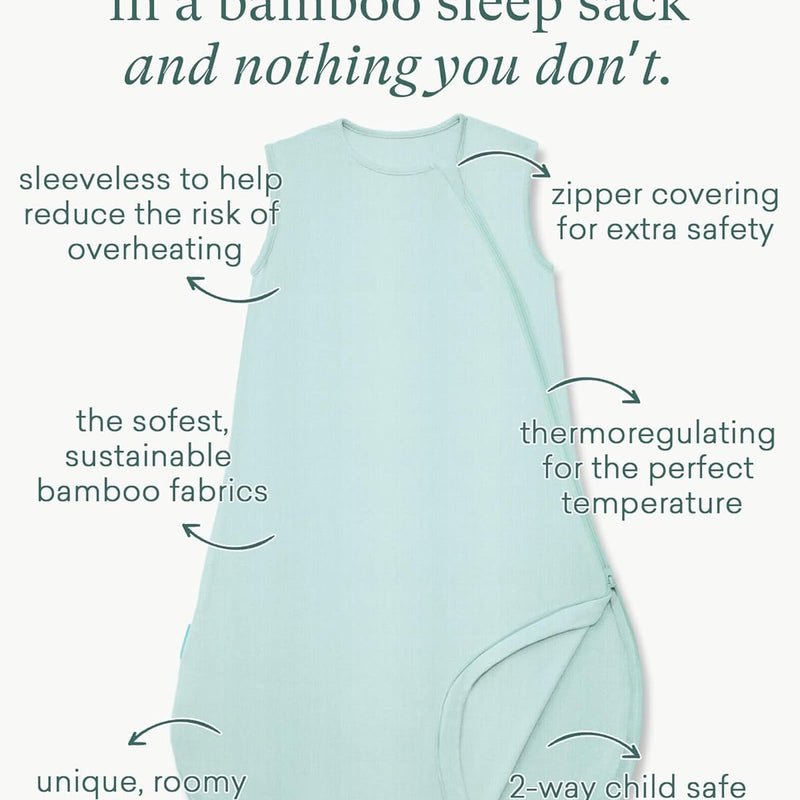 Supersoft Toddler Sleep Sack 0.5 TOG Premium Bamboo Viscose Sleeping Bag Extra Long Wearable Blanket 2-4T (Slate)