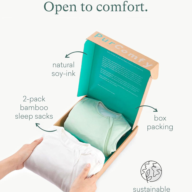 Supersoft Sleep Sack 0.5 TOG, Premium Bamboo Viscose Sleeping Bag Thin Baby Wearable Blanket 2-Way Zipper Sleepsacks