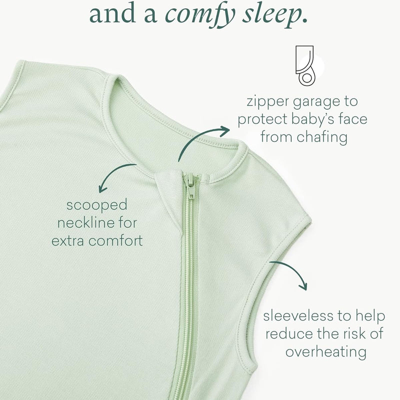 Supersoft Sleep Sack 0.5 TOG, Premium Bamboo Viscose Sleeping Bag Thin Baby Wearable Blanket 2-Way Zipper Sleepsacks