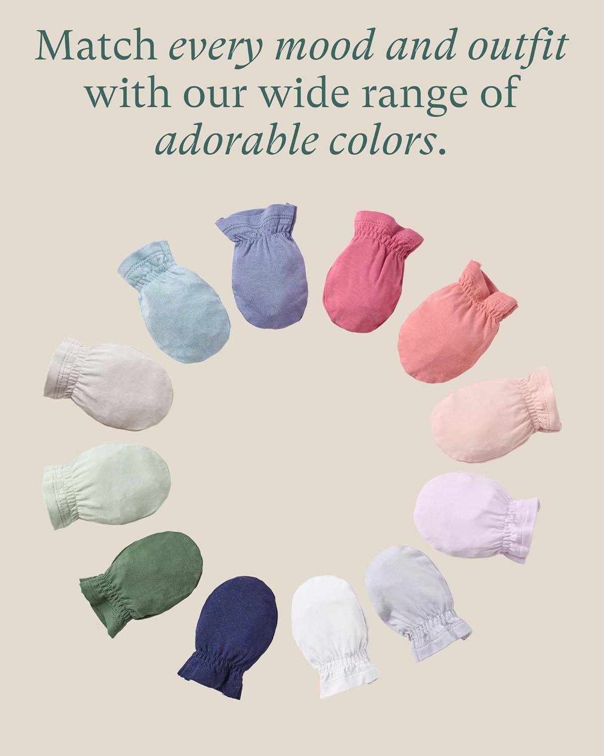 Bamboo Baby Mittens - PurComfy