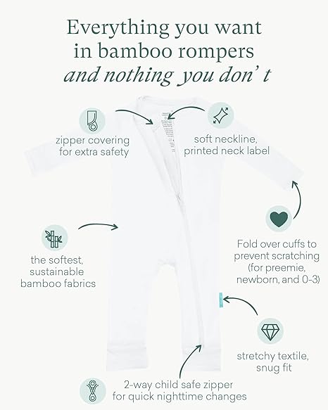 Bamboo Baby Romper - PurComfy