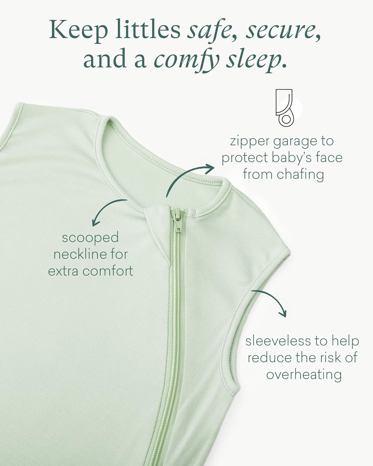 Bamboo Baby Sleep Sack (0.5 TOG) - PurComfy