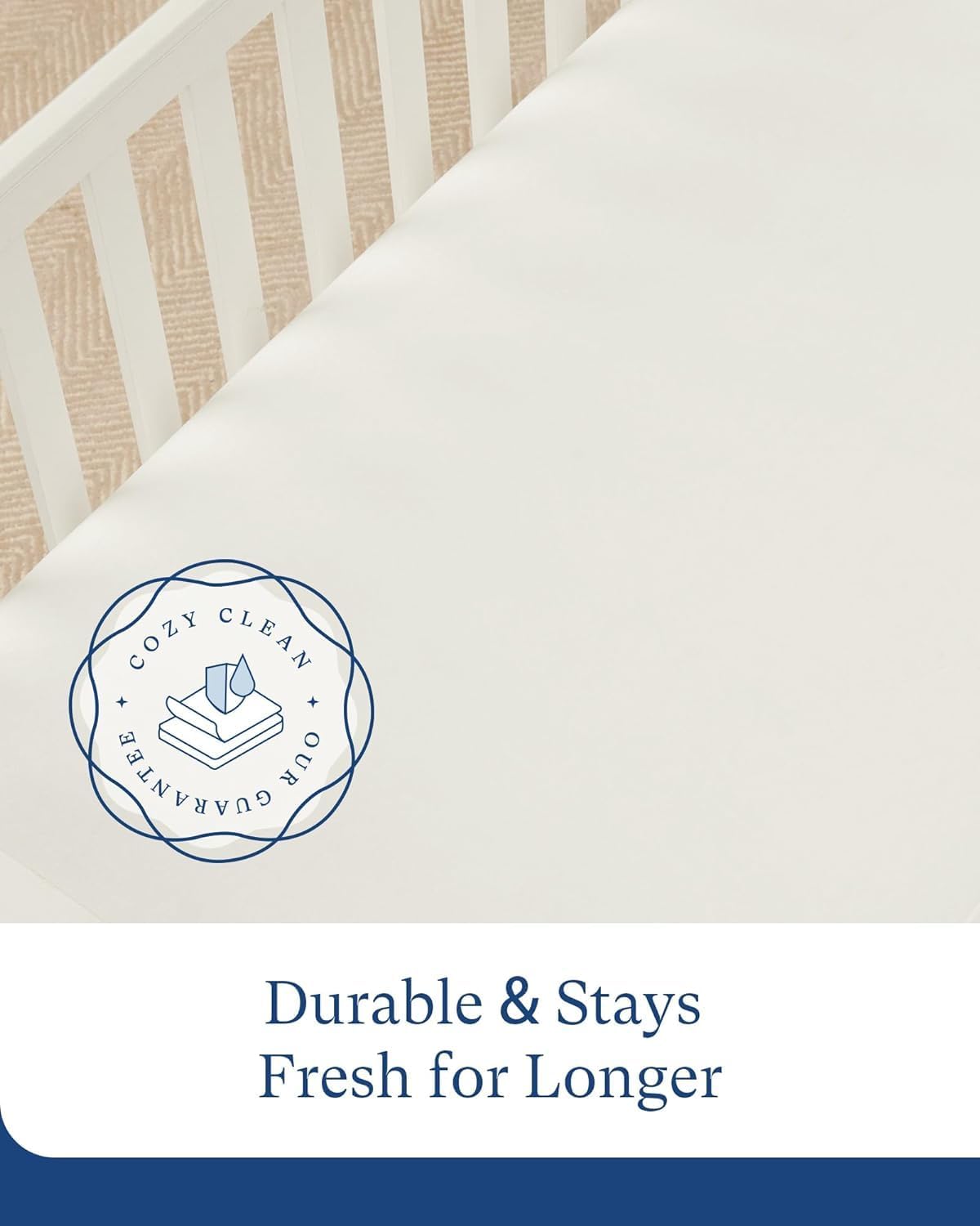 Bamboo Bassinet Sheets - PurComfy