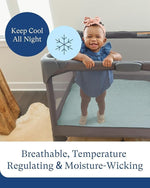 Bamboo Pack & Play Sheets - PurComfy