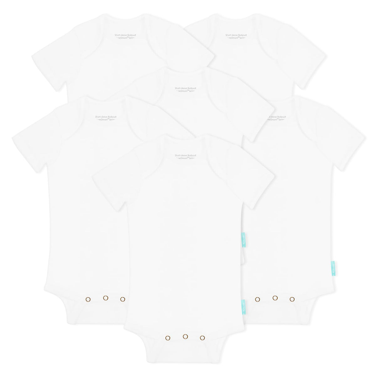 Bamboo Short-Sleeve Bodysuits - PurComfy