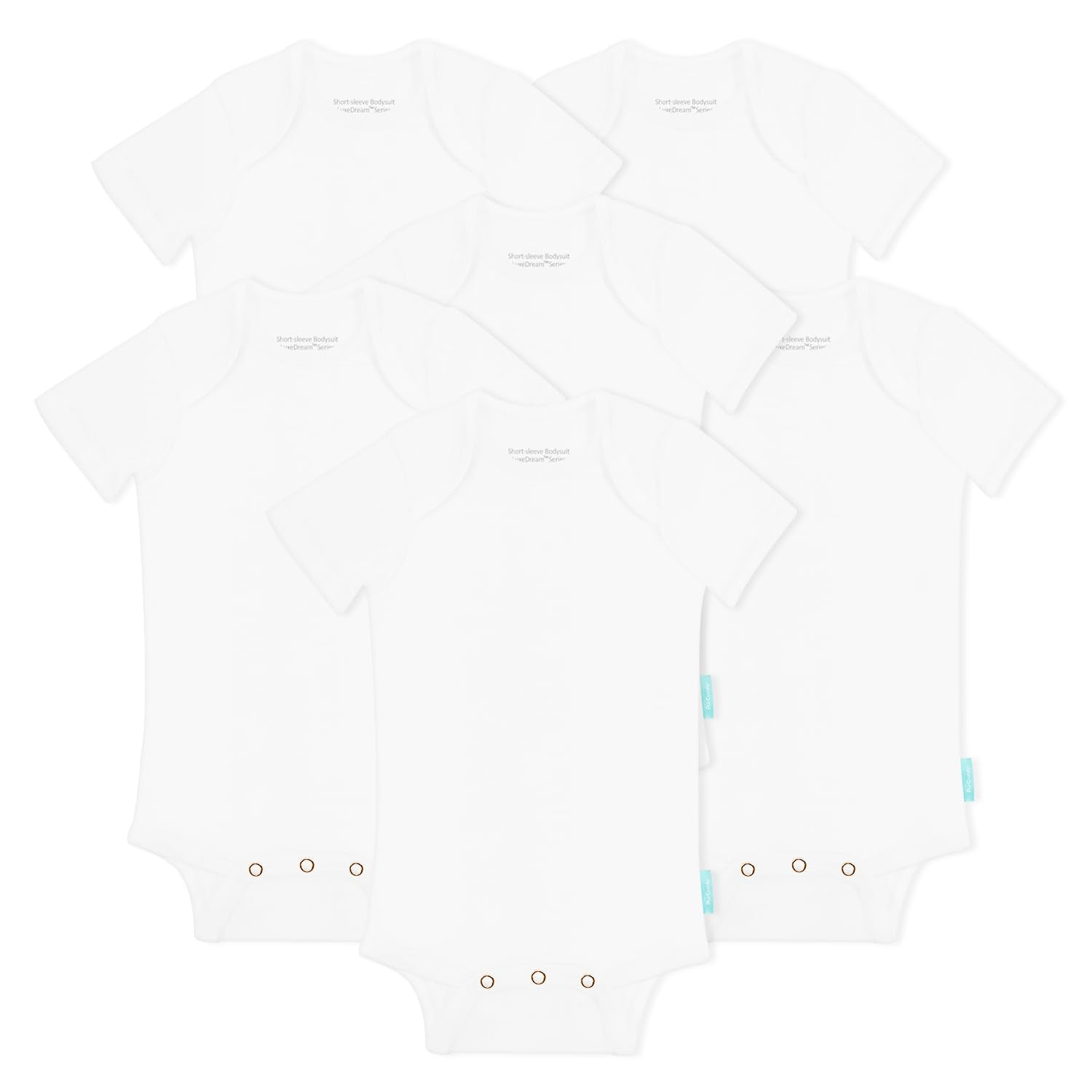 Bamboo Short-Sleeve Bodysuits - PurComfy
