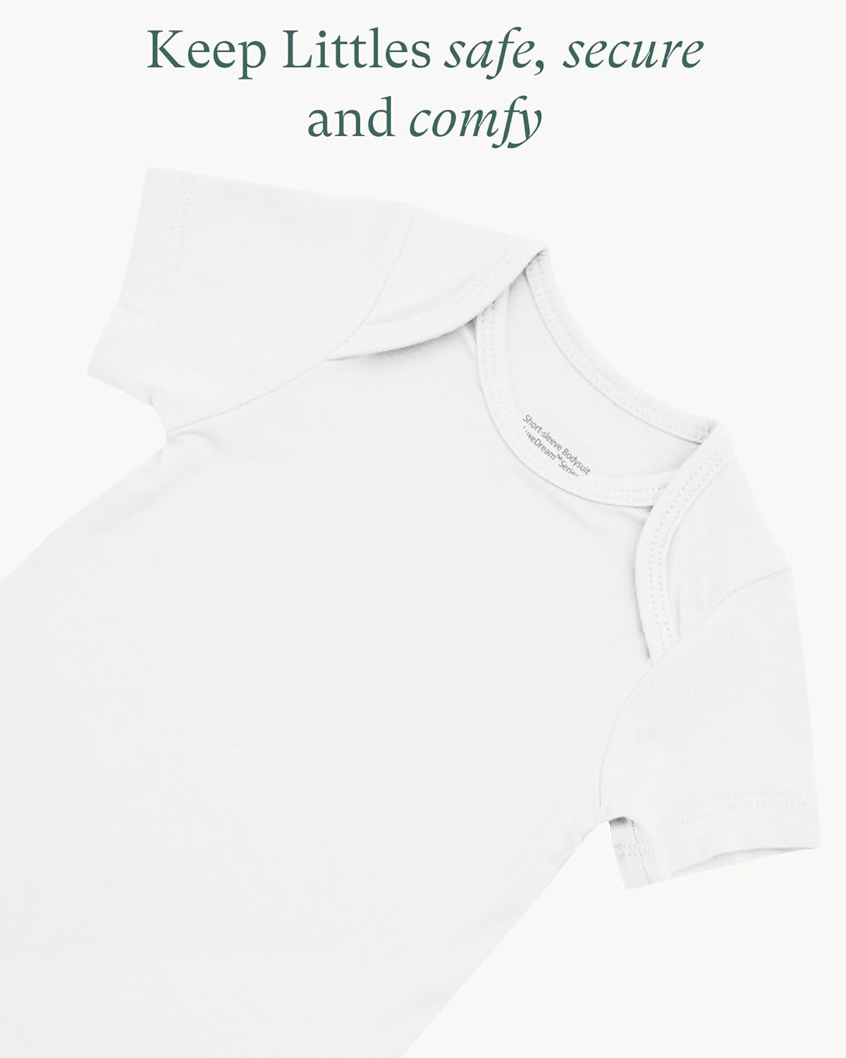 Bamboo Short-Sleeve Bodysuits - PurComfy