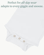 Bamboo Short-Sleeve Bodysuits - PurComfy