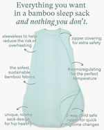 Bamboo Toddler Sleep Sack (0.5 TOG) - PurComfy