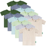 Bamboo Viscose Summer Toddler T-Shirts - PurComfy