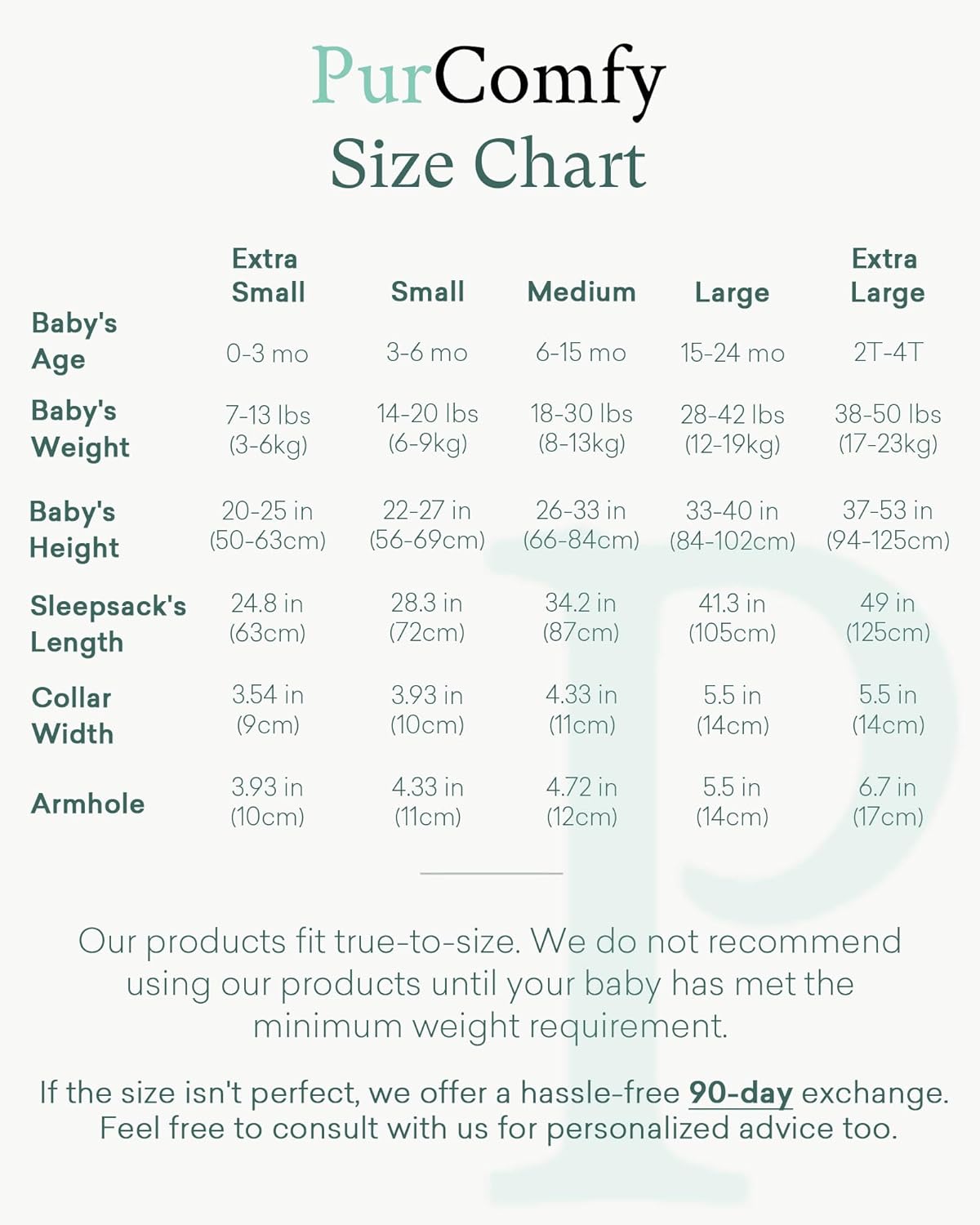 Quilted Bamboo Sleep Sack (2.5 TOG) - PurComfy