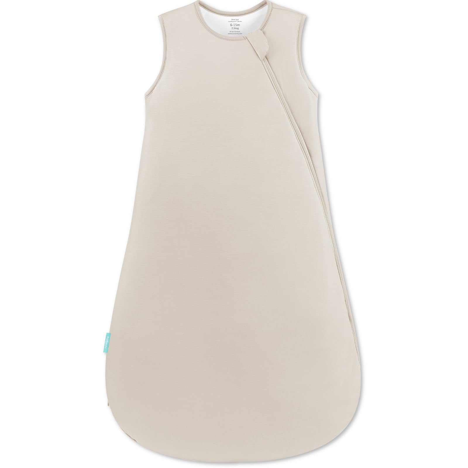 Quilted SuperSoft Sleep Sack 2.5 TOG, Silky-Soft Viscose - PurComfy