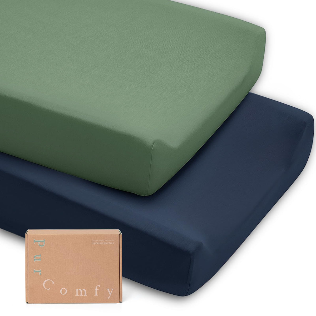 Silky-Soft Viscose Crib Sheet - PurComfy
