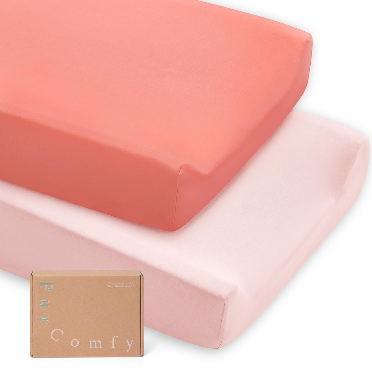 Silky-Soft Viscose Crib Sheet - PurComfy