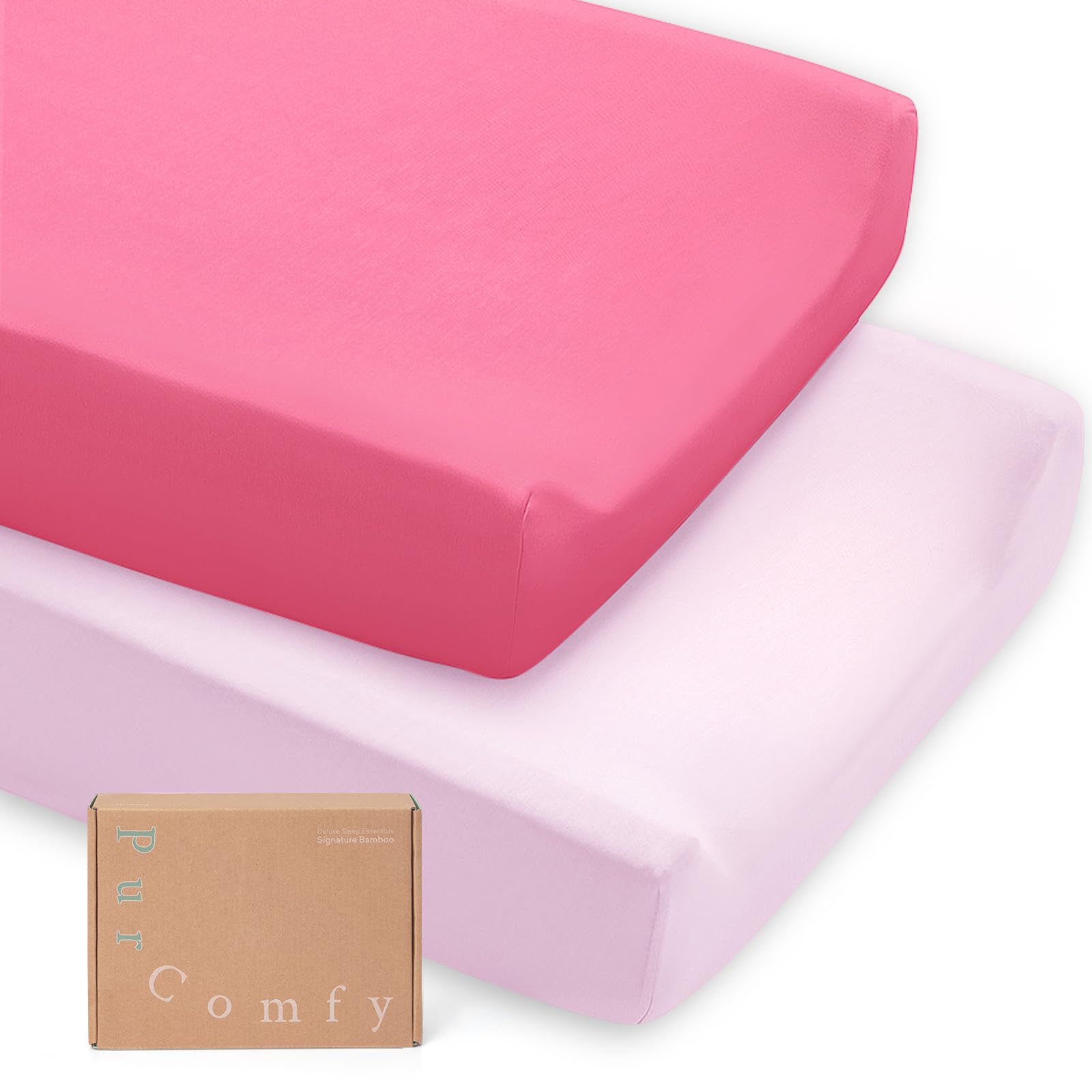 Silky-Soft Viscose Crib Sheet - PurComfy