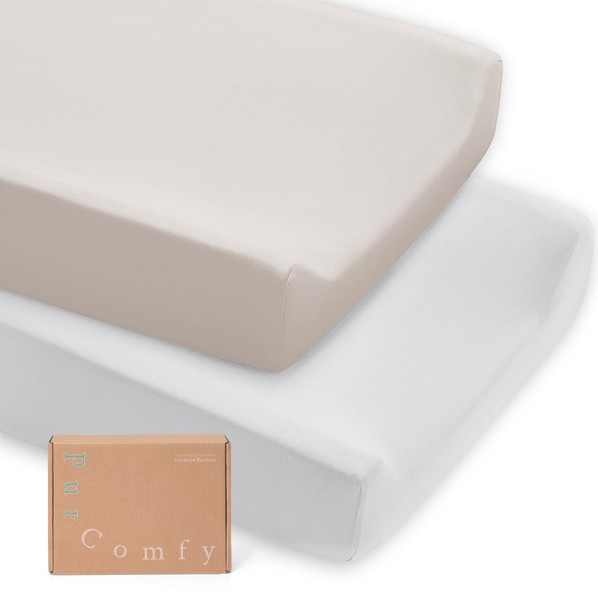 Silky-Soft Viscose Crib Sheet - PurComfy