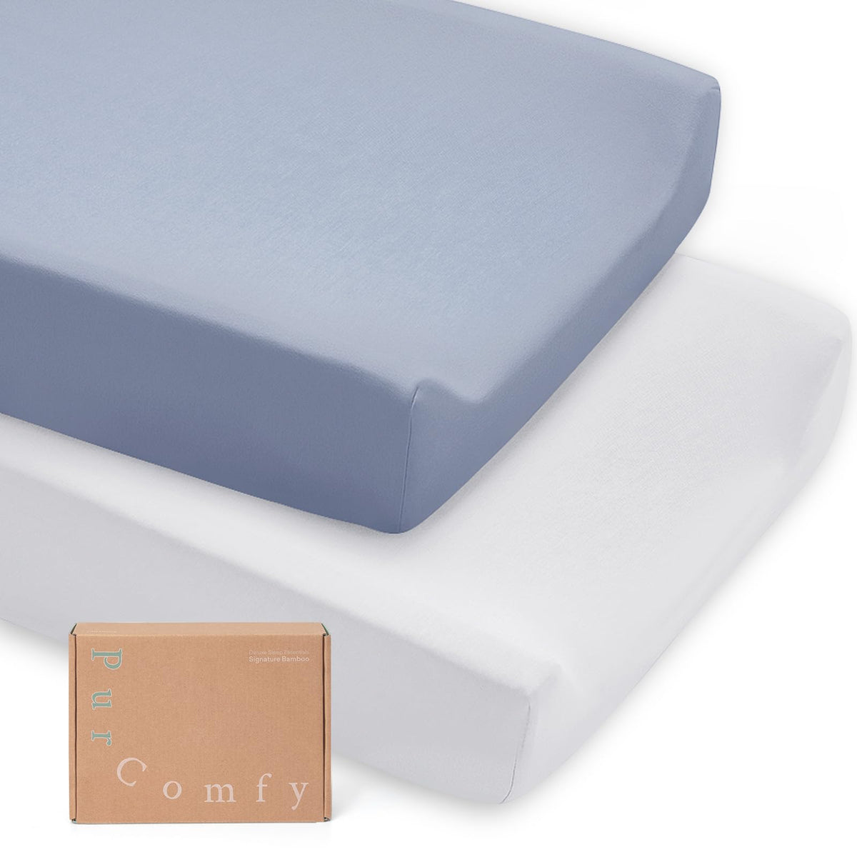Silky-Soft Viscose Crib Sheet - PurComfy