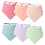 SuperSoft Baby Bibs, Premium Bamboo Viscose, 6-Pack - PurComfy