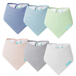 SuperSoft Baby Bibs, Premium Bamboo Viscose, 6-Pack - PurComfy