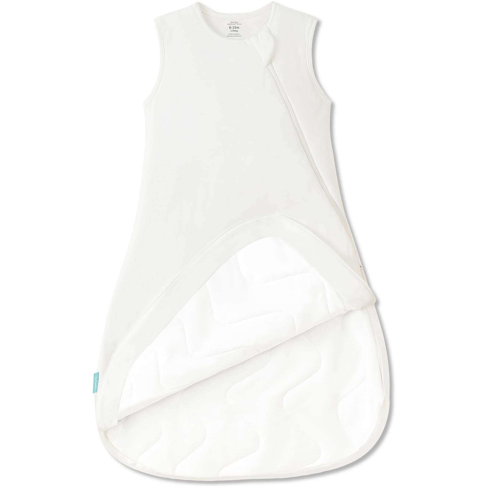 SuperSoft Baby Sleep Sack 1.0 TOG, Silky-Soft Viscose - PurComfy