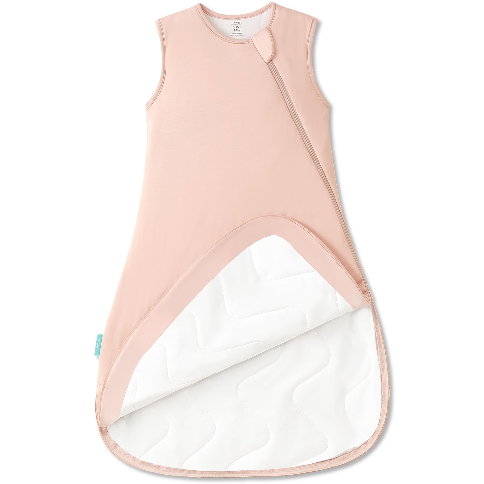 SuperSoft Baby Sleep Sack 1.0 TOG, Silky-Soft Viscose - PurComfy