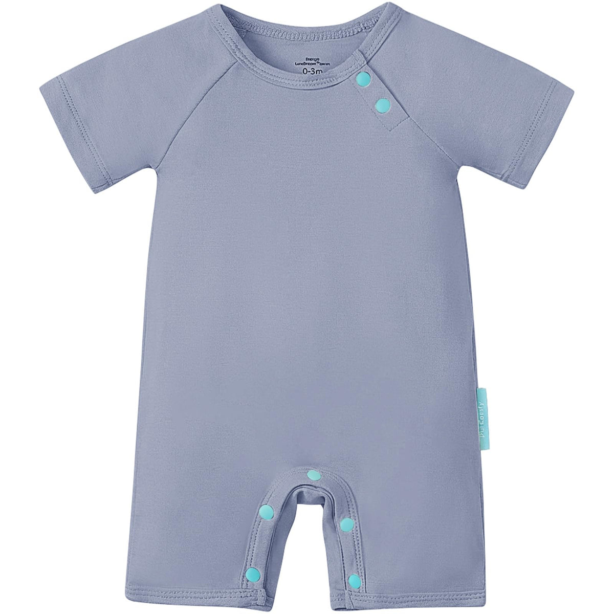 SuperSoft Bamboo Viscose Baby Romper, Unisex, Short Sleeve - PurComfy