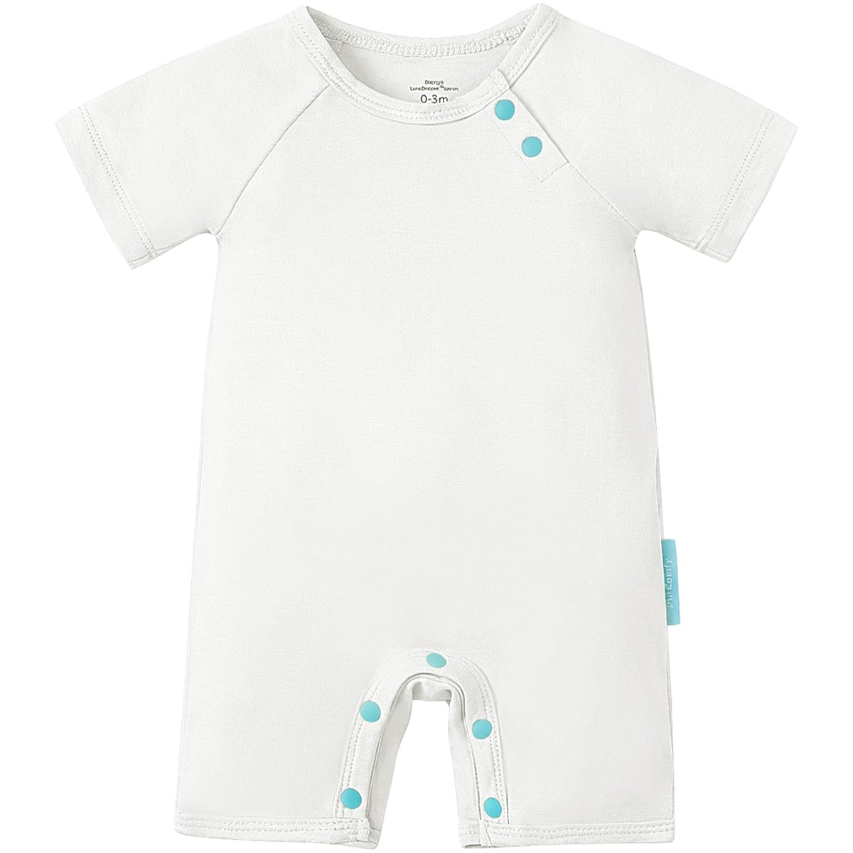 SuperSoft Bamboo Viscose Baby Romper, Unisex, Short Sleeve - PurComfy