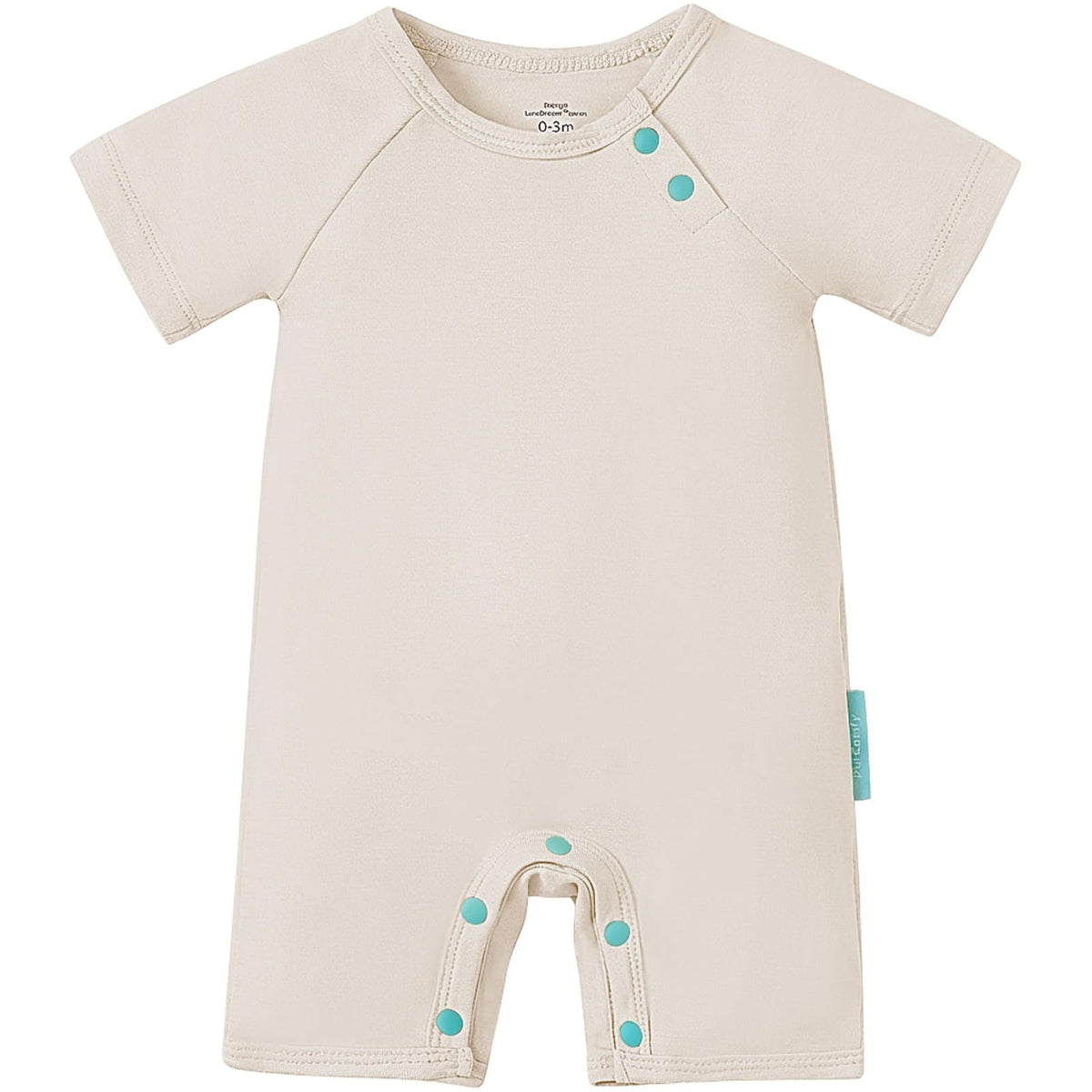 SuperSoft Bamboo Viscose Baby Romper, Unisex, Short Sleeve - PurComfy
