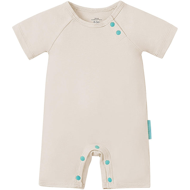 SuperSoft Bamboo Viscose Baby Romper, Unisex, Short Sleeve - PurComfy