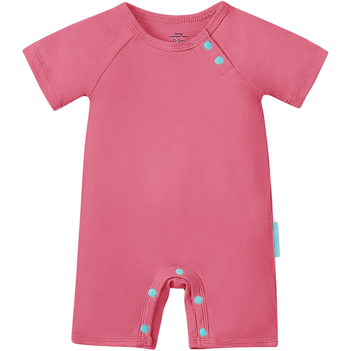 SuperSoft Bamboo Viscose Baby Romper, Unisex, Short Sleeve - PurComfy
