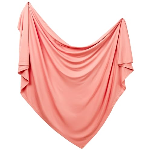 Supersoft Swaddle Blanket, Premium Bamboo Viscose, 47" x 47" - PurComfy
