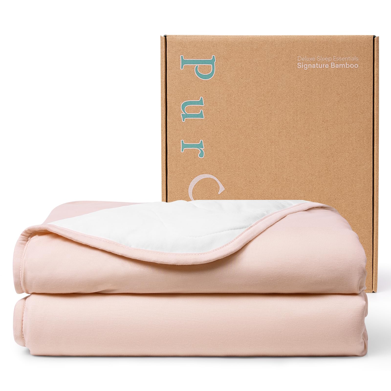 Supersoft Toddler Blanket, Bamboo Viscose Crib Quilt - PurComfy
