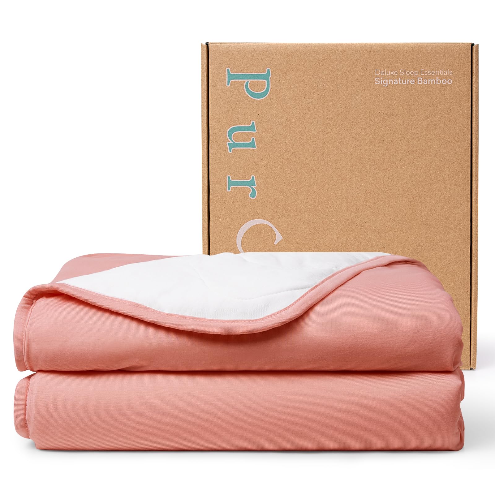 Supersoft Toddler Blanket, Bamboo Viscose Crib Quilt - PurComfy